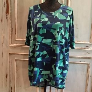 LuLaRoe geometric Hi-Lo hem dress tunic Small